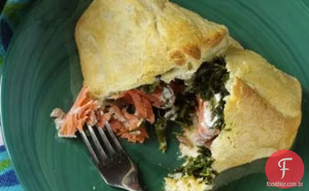 Molhos De Espinafre E Salmão