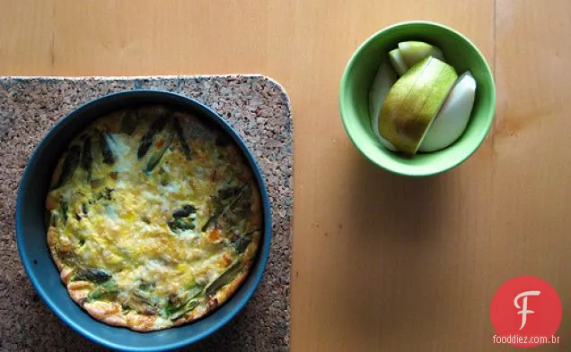 Ovo Assado + Gratins De Aspargos