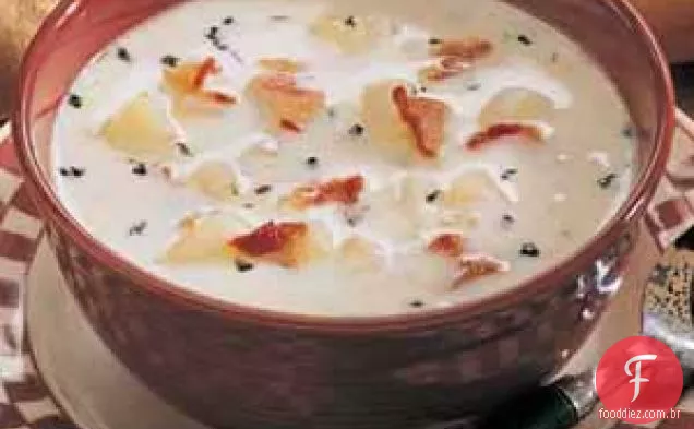 Sopa De Batata Parmesão