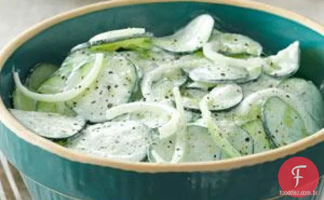 Pepinos Com Creme De Leite