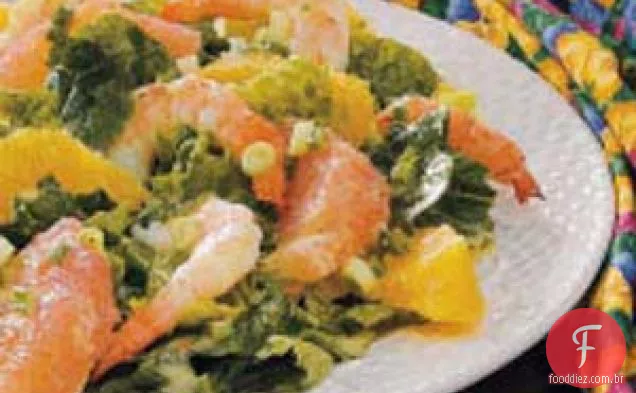 Salada De Camarão Cítrico