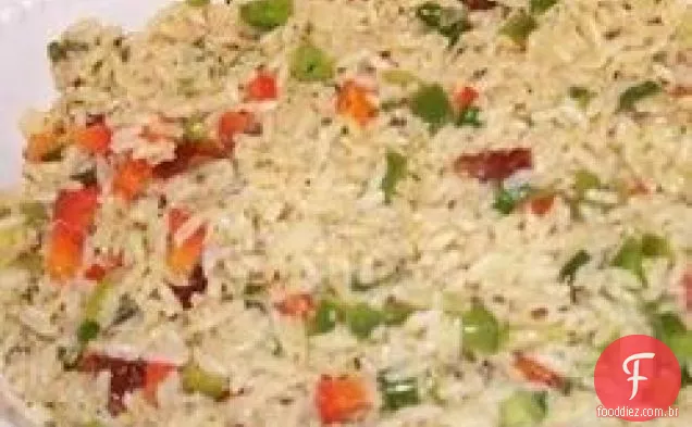 Arroz com limão e ervas aromáticas