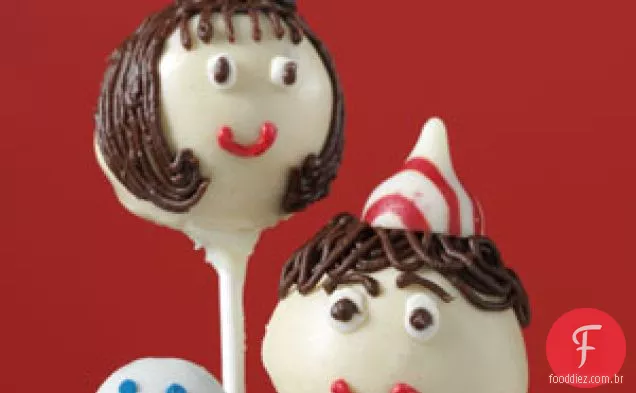 Christmas Elf Cake Pops