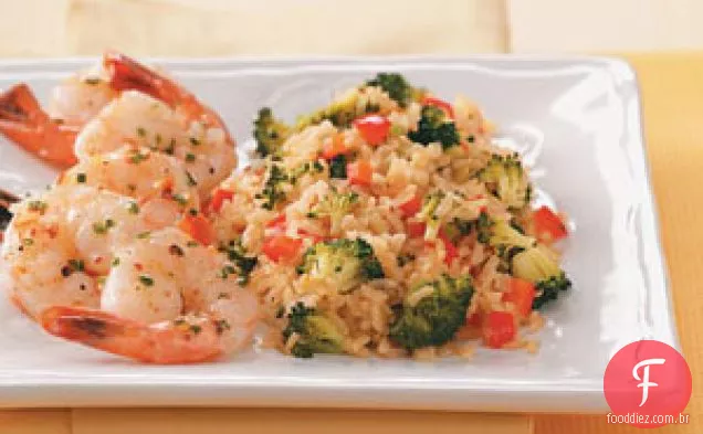 Arroz De Brócolis Colorido