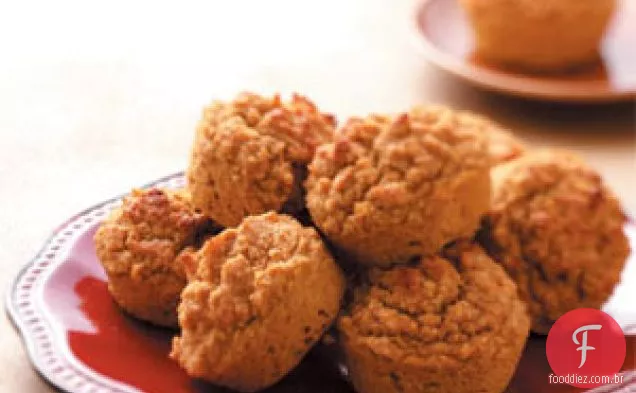 Muffins De Farelo De Aveia De Abóbora
