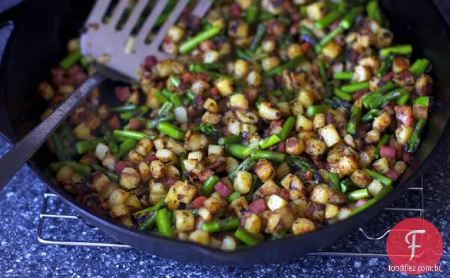Spring Aspargos Pancetta Hash