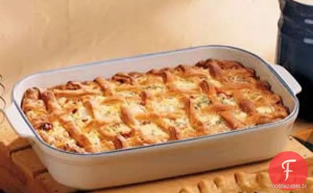 Caçarola De Quiche De Salsicha