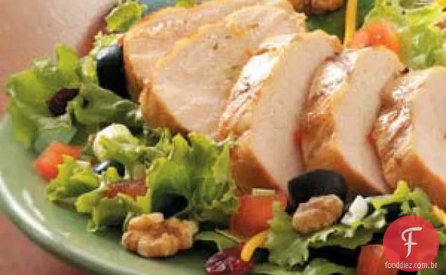 Salada de frango grelhado para dois