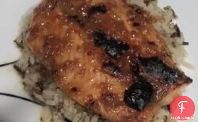 Salmão doce e quente