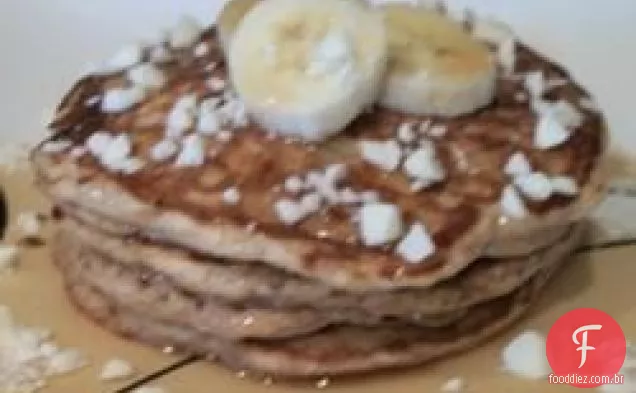 Panquecas De Banana De Trigo Integral