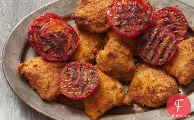 Coxas De Frango Grelhadas Crocantes
