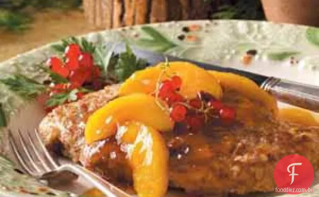 Frango com noz-pecã com Chutney