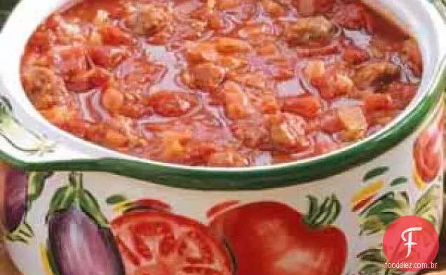 Sopa De Linguiça De Couve