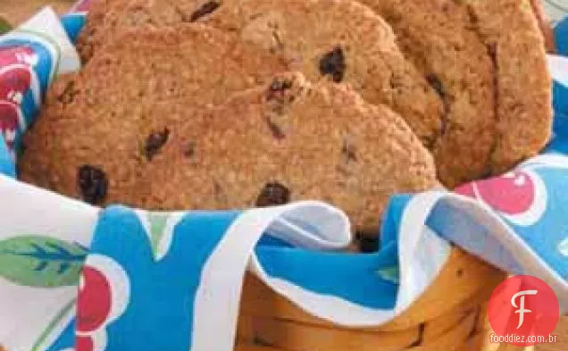 Biscoitos De Aveia Cereja Gigante