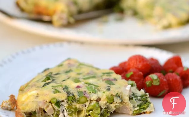 Fritada De Primavera Com Aspargos E Rabanetes