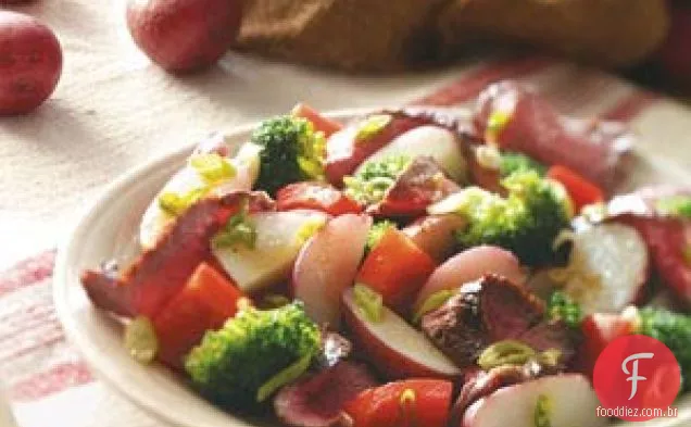 Bife e batata nova para dois