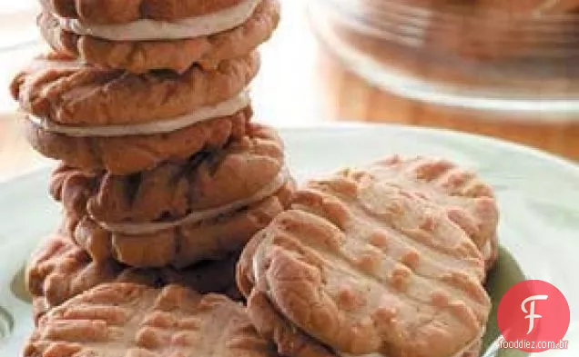 Biscoitos Sanduíche De Manteiga De Amendoim
