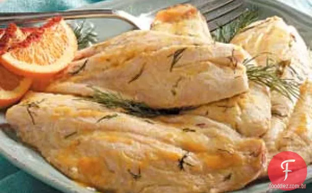 Peixe Assado Com Citrinos