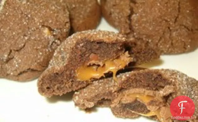 Biscoitos De Chocolate Caramelo