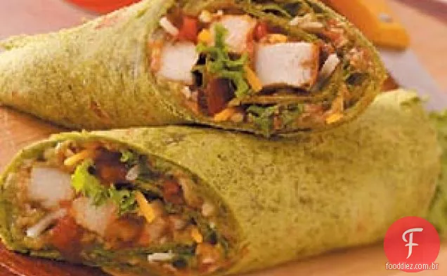 Guacamole Frango Wraps