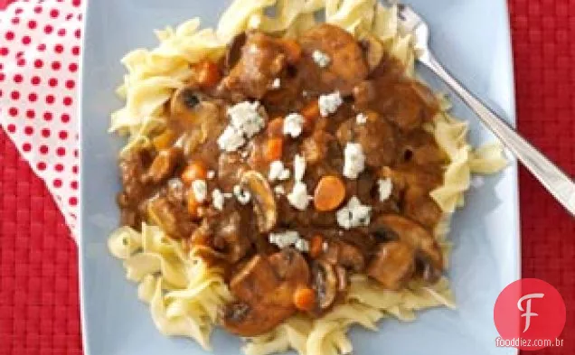 Ensopado De Carne De Cogumelos Mais Rápido