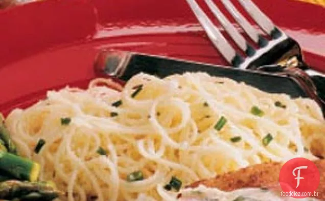 Macarrão De Cabelo De Anjo De Alho