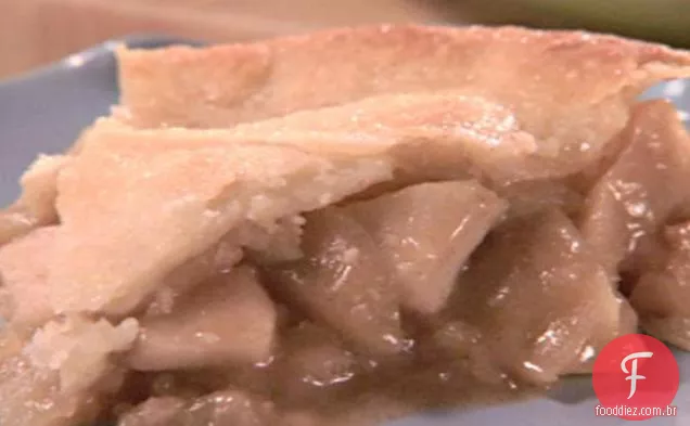 Torta De Frigideira De Maçã De Cabeça Para Baixo