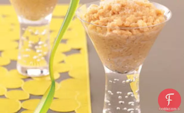 Pudim de arroz doce de leite