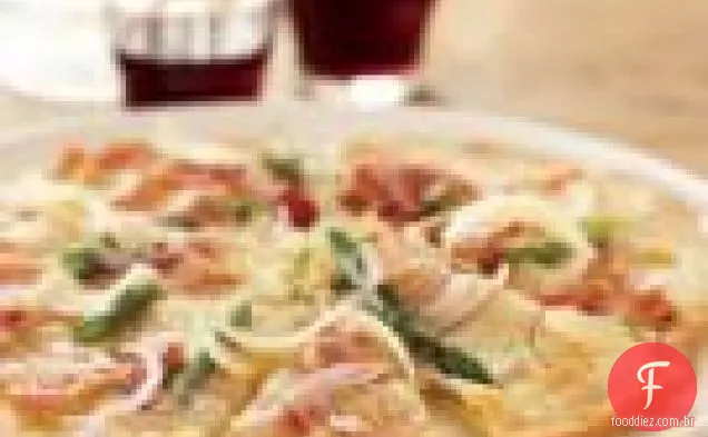Espargos Grelhados E Prosciutto Pizza