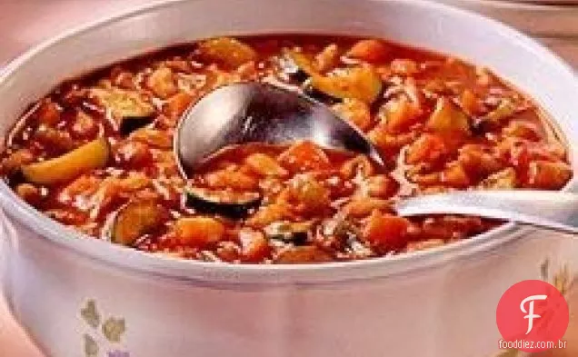 Minestrona Com Baixo Teor De Sódio