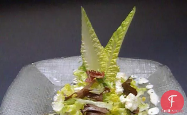 Mistura de verduras com molho de leitelho