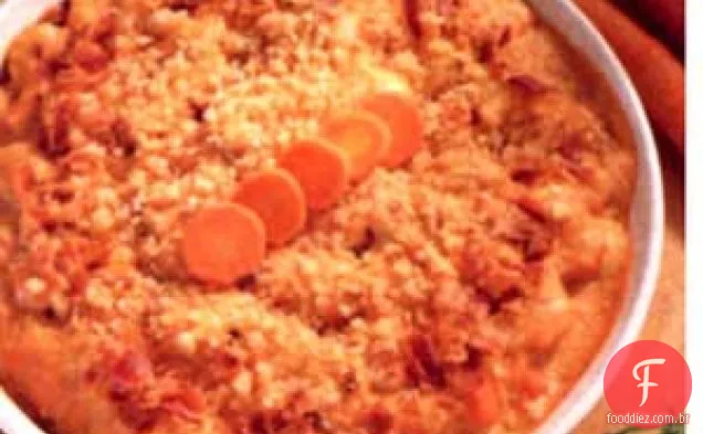 Acompanhamento De Cenouras Assadas Com Zíper