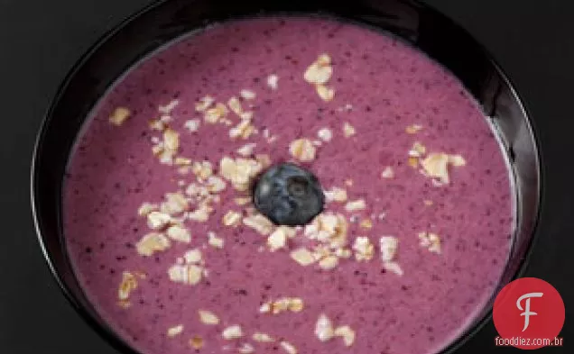 Smoothies De Mirtilo-Aveia