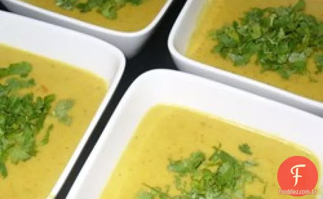 Sopa De Limão E Coco Com Cenoura