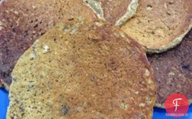 Panquecas saudáveis de aveia e trigo