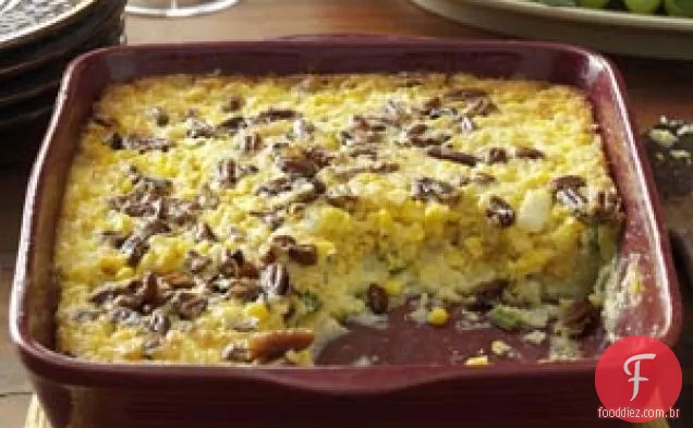 Makeover Pudim De Milho Pecan
