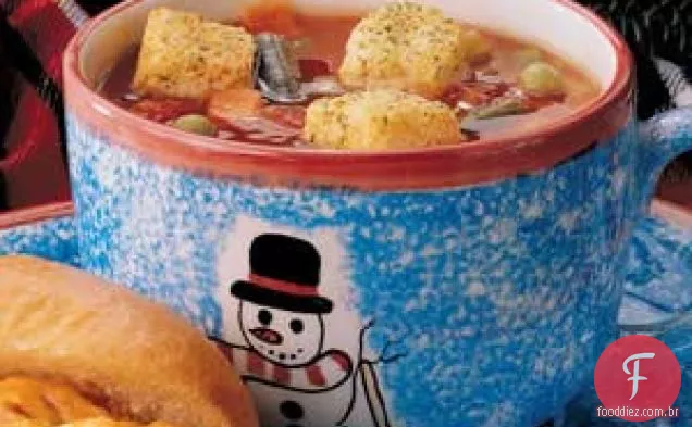 Sopa Vegetariana De Legumes