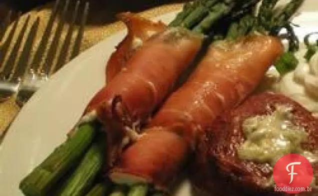 Prosciutto Embrulhado Espargos
