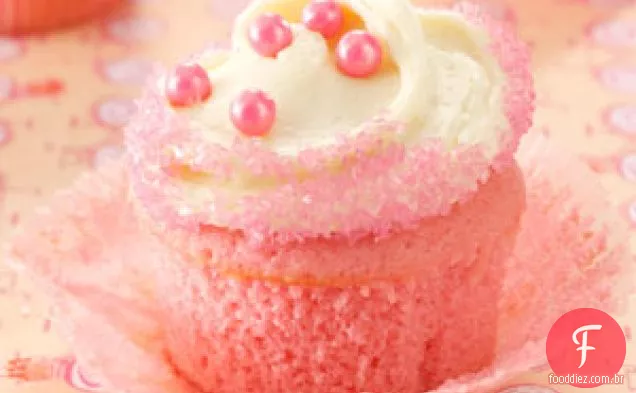 Cupcakes De Veludo Rosa