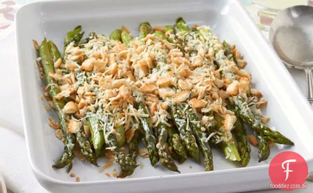 Aspargos Parmesão Assados