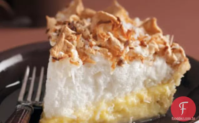 Torta De Anjo Com Creme De Coco