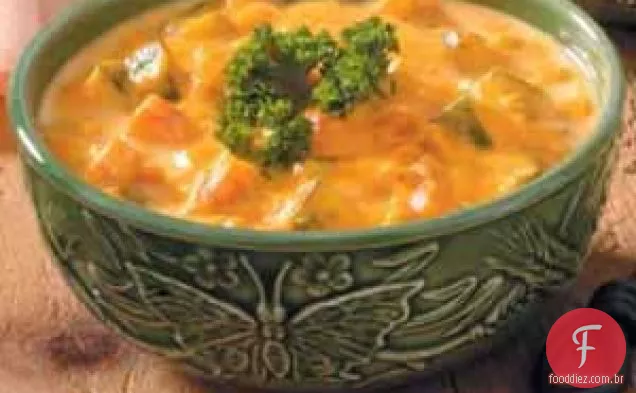 Sopa De Cenoura E Abobrinha