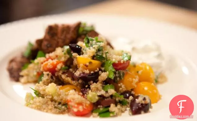 Salada De Quinoa Grega