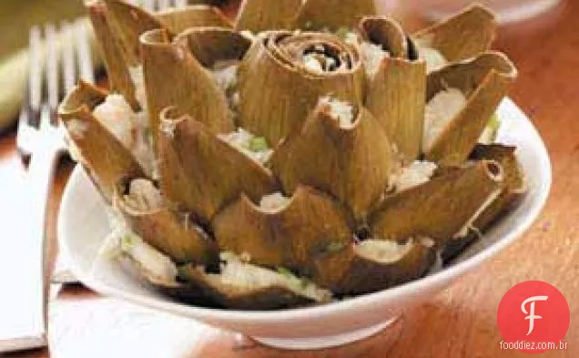 Alcachofras Recheadas Com Caranguejo