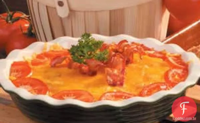 Torta De Tomate E Cebola