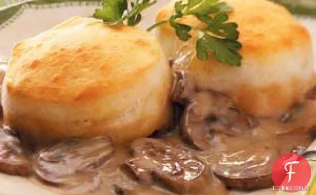 Biscuit Mushroom Bake