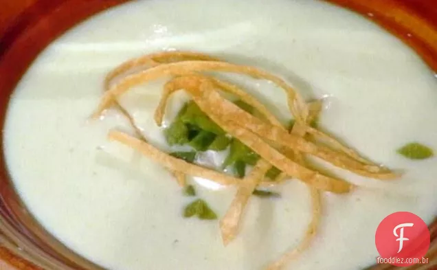 Poblano Vichyssoise com cal