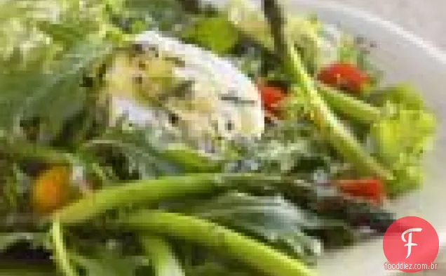 Salada De Aspargos Assados Com Chèvre