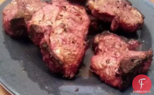 Mike's BBQ Chili e marinada de cordeiro com mel