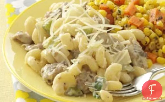 Salsicha Alfredo